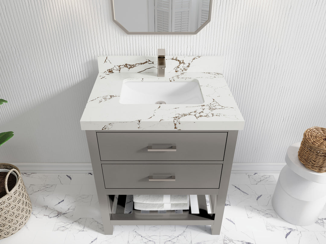 Parker 30 in. W x 22 in. D Single Sink Bathroom Vanity