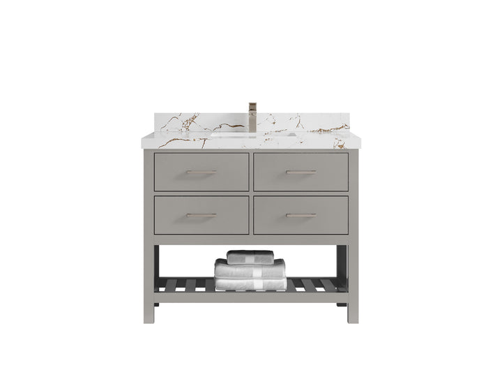 Parker 42 in. W x 22 in. D Single Sink Bathroom Vanity - photo 30