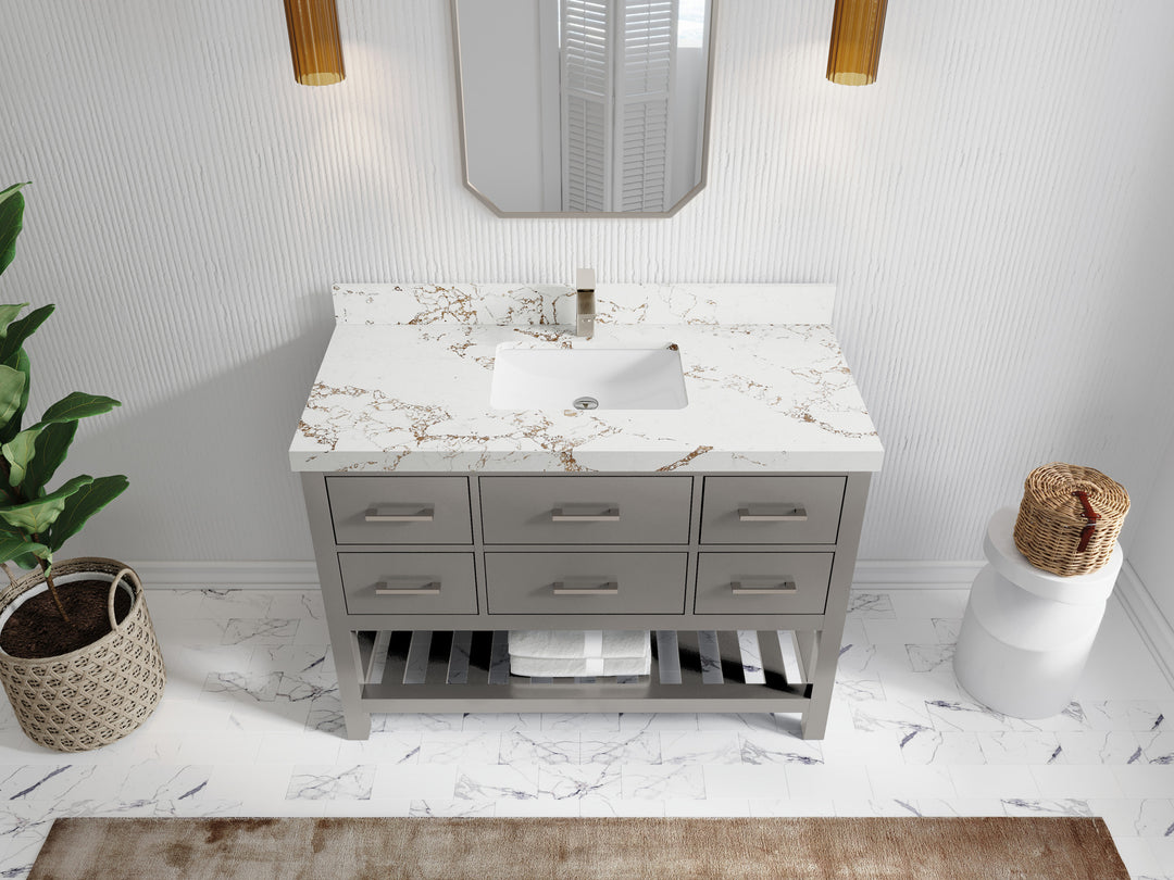 Parker 48 in. W x 22 in. D Single Sink Bathroom Vanity