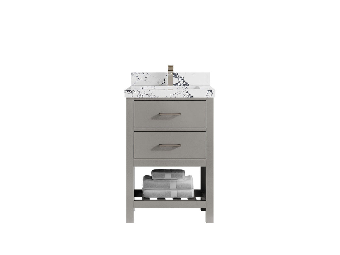 Parker 24 in. W x 22 in. D Single Sink Bathroom Vanity