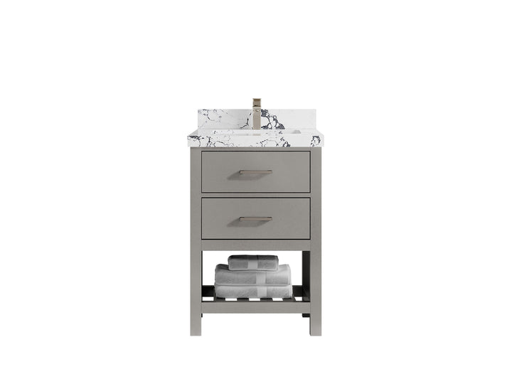Parker 24 in. W x 22 in. D Single Sink Bathroom Vanity - photo 34