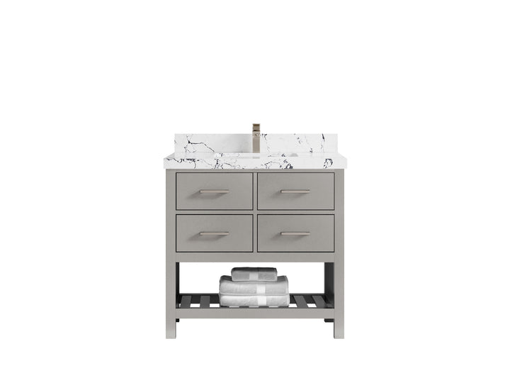 Parker 36 in. W x 22 in. D Single Sink Bathroom Vanity - photo 32