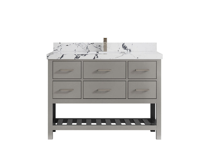 Parker 48 in. W x 22 in. D Single Sink Bathroom Vanity - photo 36