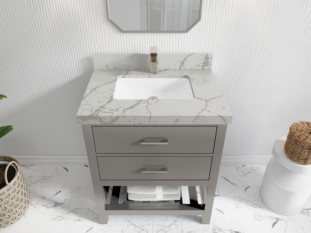 Parker 30 in. W x 22 in. D Single Sink Bathroom Vanity