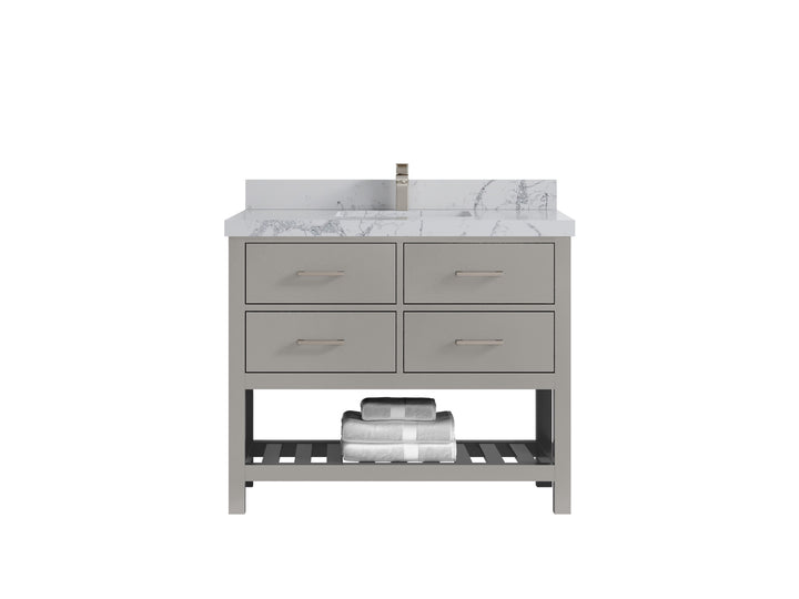 Parker 42 in. W x 22 in. D Single Sink Bathroom Vanity - photo 36