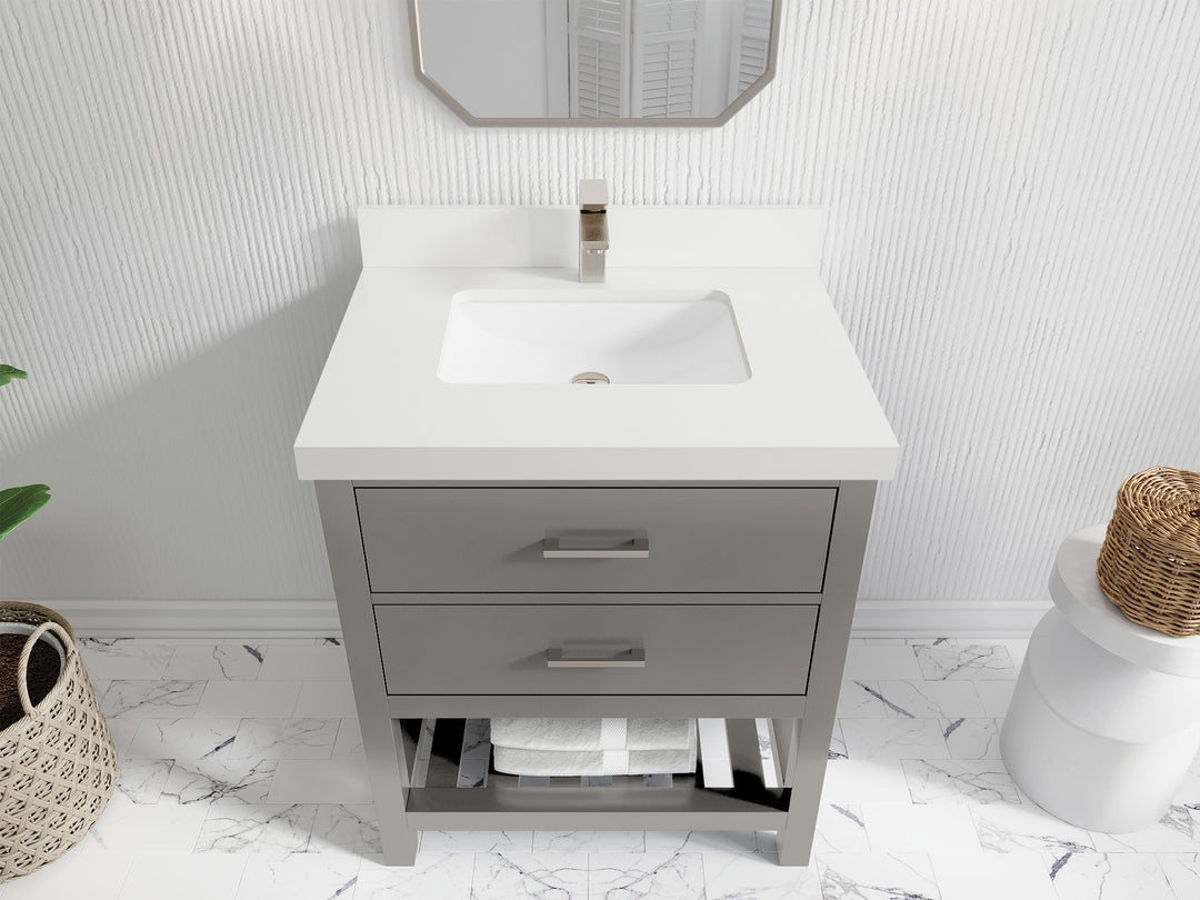Parker 30 in. W x 22 in. D Single Sink Bathroom Vanity