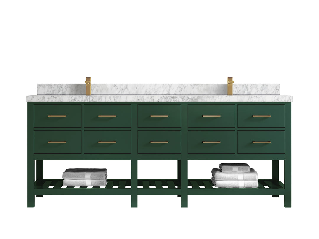 Parker 84 in. W x 22 in. D Double Sink Bathroom Vanity