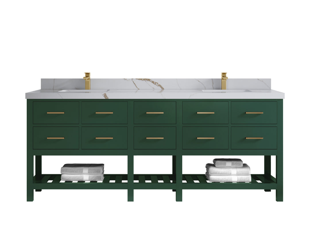 Parker 84 in. W x 22 in. D Double Sink Bathroom Vanity