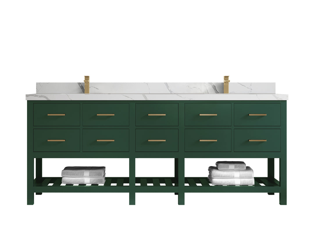 Parker 84 in. W x 22 in. D Double Sink Bathroom Vanity