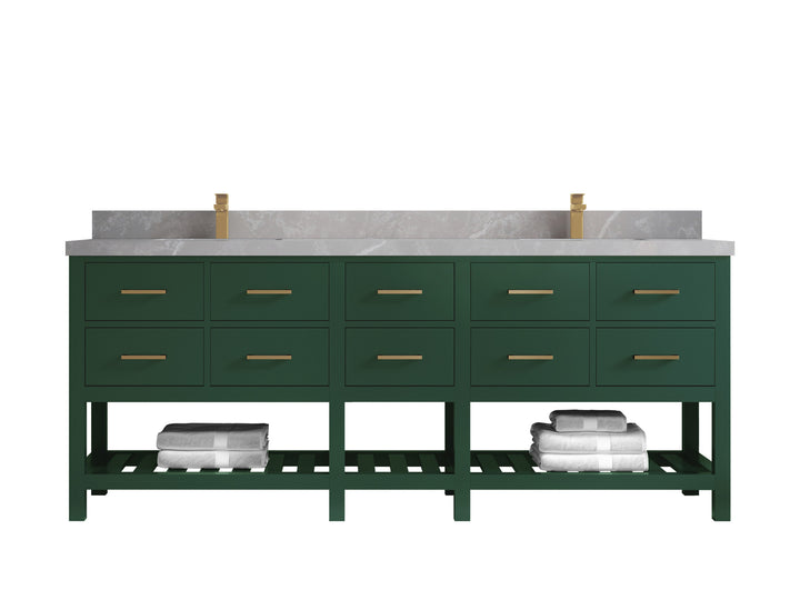 Parker 84 in. W x 22 in. D Double Sink Bathroom Vanity - photo 13