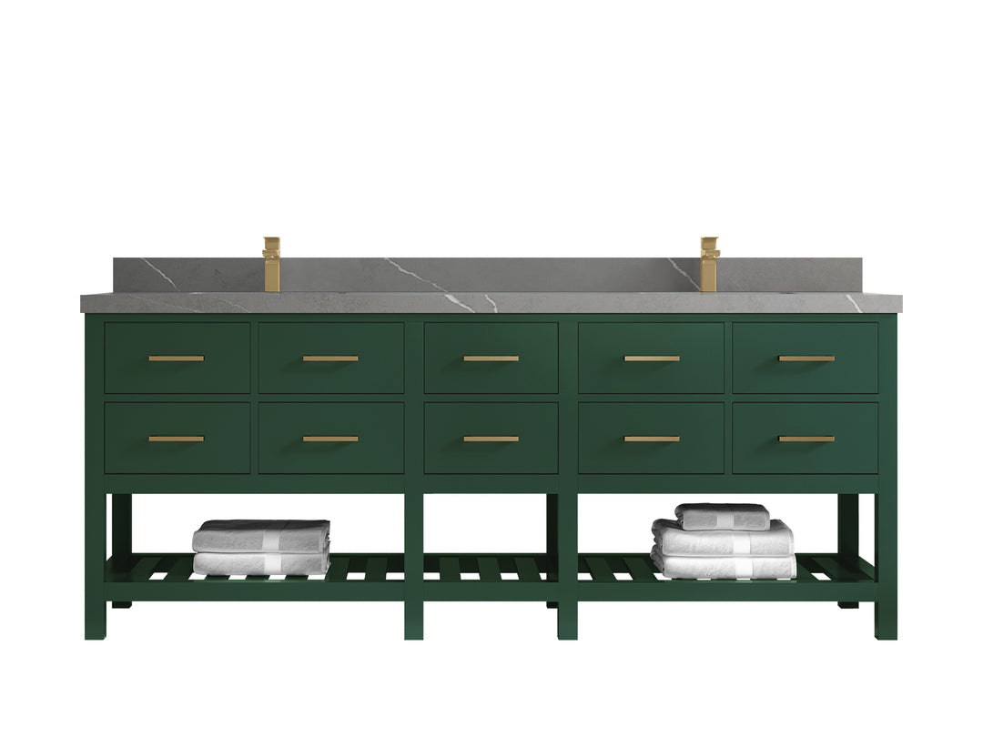 Parker 84 in. W x 22 in. D Double Sink Bathroom Vanity
