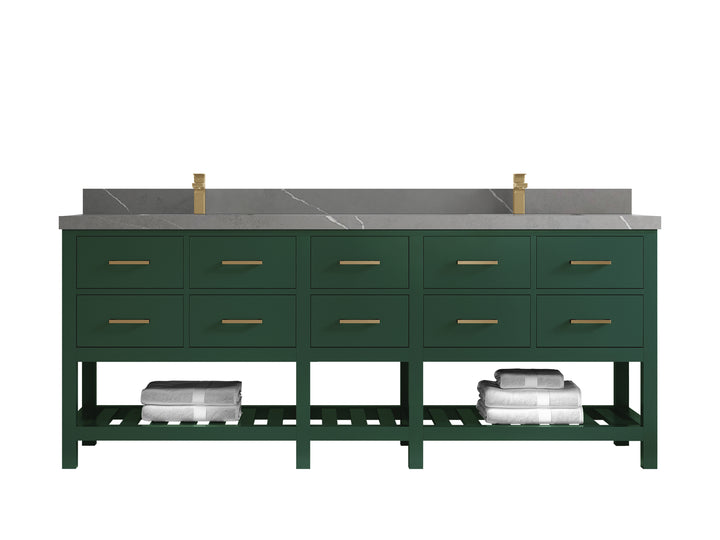 Parker 84 in. W x 22 in. D Double Sink Bathroom Vanity - photo 14