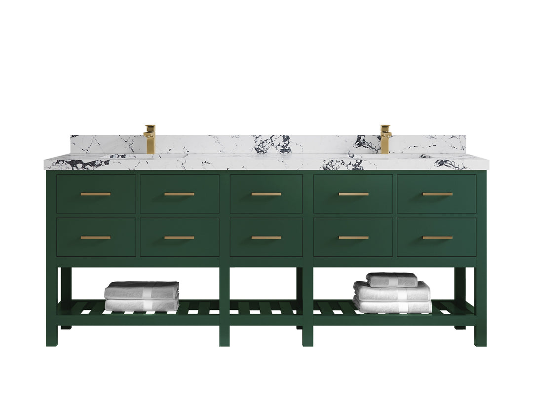 Parker 84 in. W x 22 in. D Double Sink Bathroom Vanity
