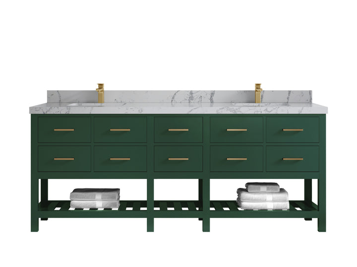 Parker 84 in. W x 22 in. D Double Sink Bathroom Vanity - photo 18