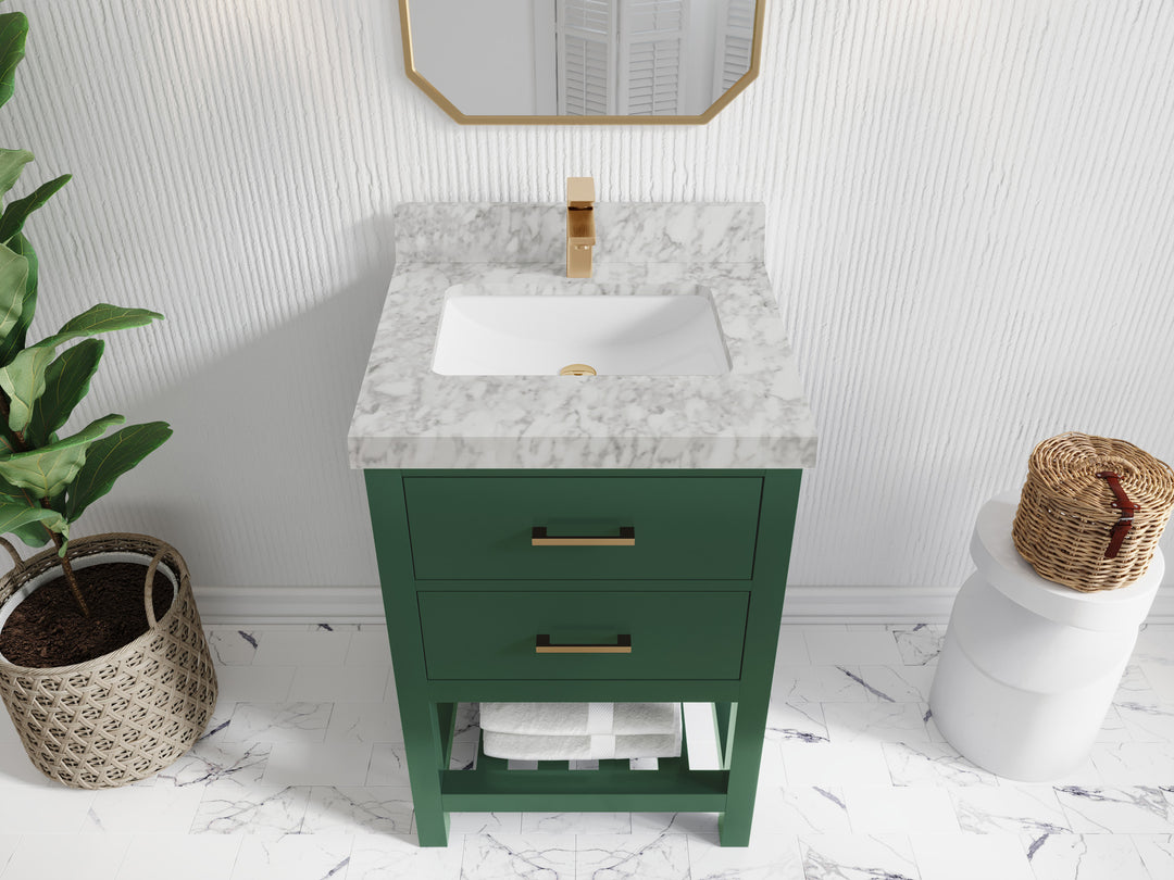 Parker 24 in. W x 22 in. D Single Sink Bathroom Vanity