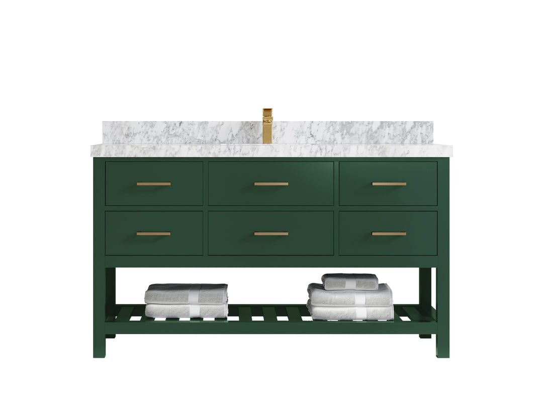 Parker 60 in. W x 22 in. D Single Sink Bathroom Vanity