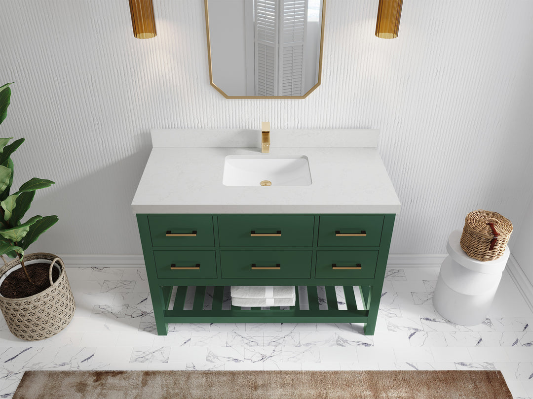 Parker 48 in. W x 22 in. D Single Sink Bathroom Vanity