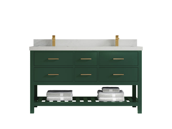 Parker 60 in. W x 22 in. D Double Sink Bathroom Vanity - photo 10