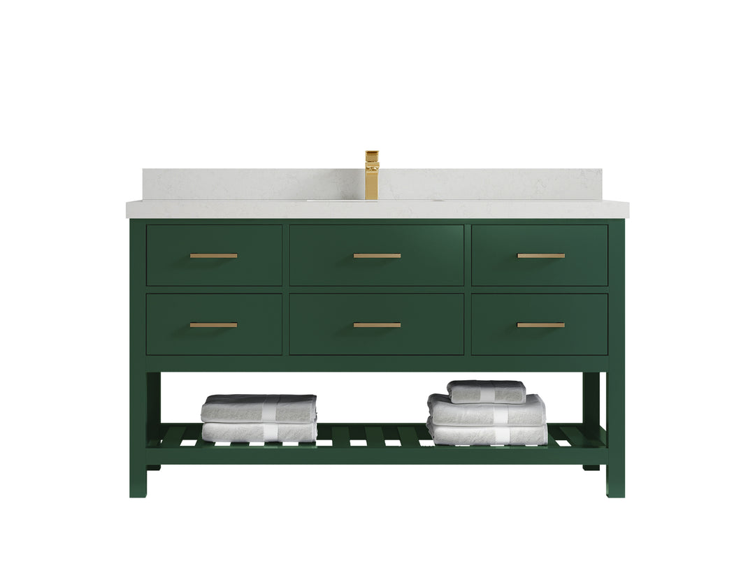 Parker 60 in. W x 22 in. D Single Sink Bathroom Vanity