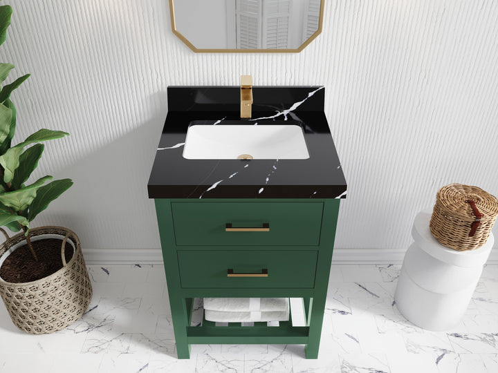 Parker 24 in. W x 22 in. D Single Sink Bathroom Vanity - photo 11