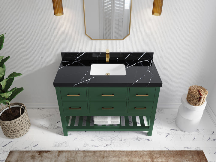 Parker 48 in. W x 22 in. D Single Sink Bathroom Vanity - photo 11