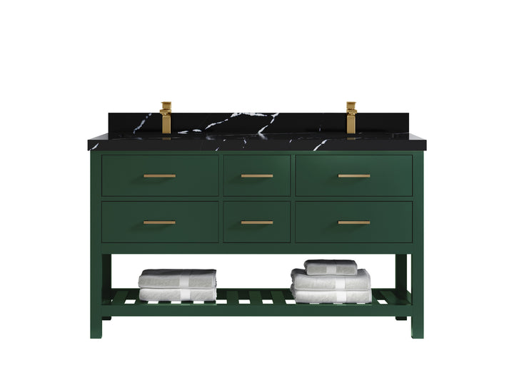 Parker 60 in. W x 22 in. D Double Sink Bathroom Vanity - photo 12