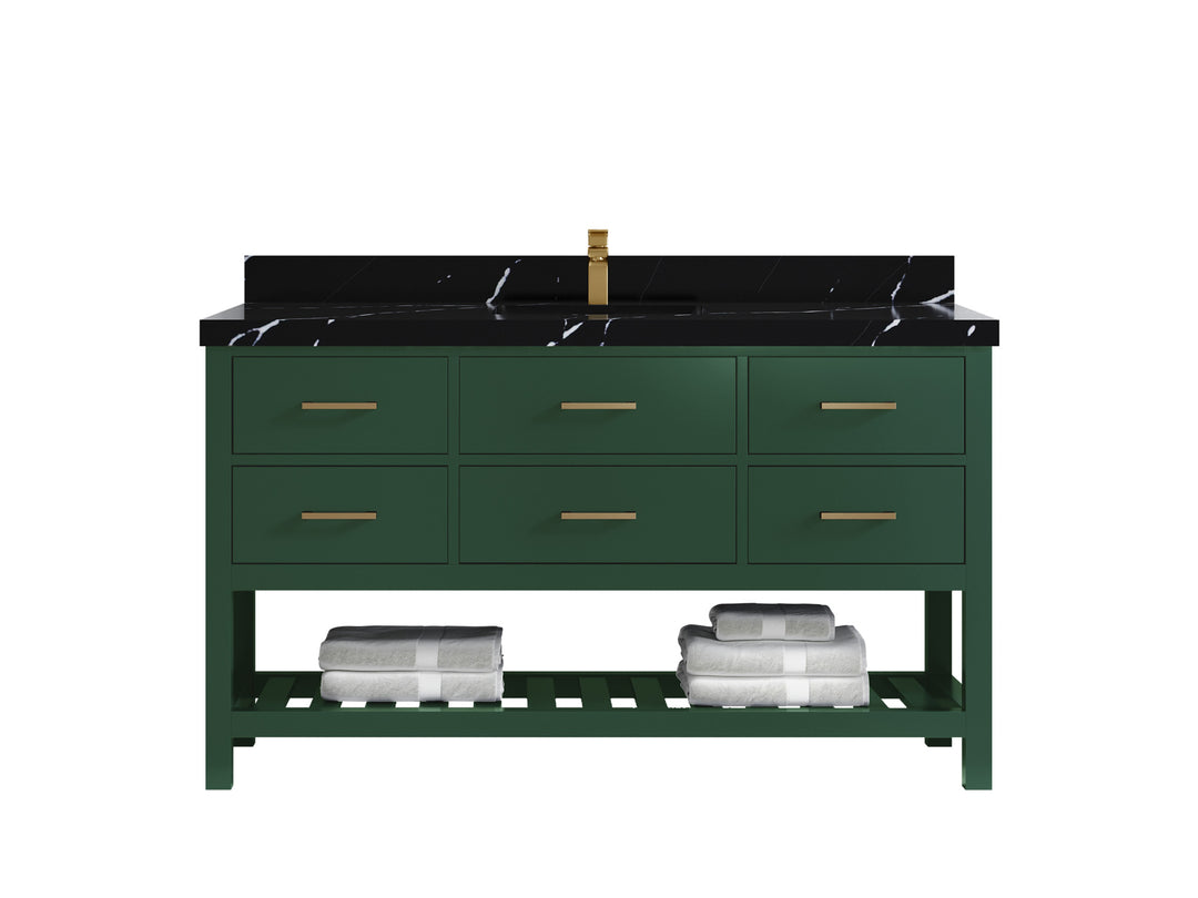 Parker 60 in. W x 22 in. D Single Sink Bathroom Vanity
