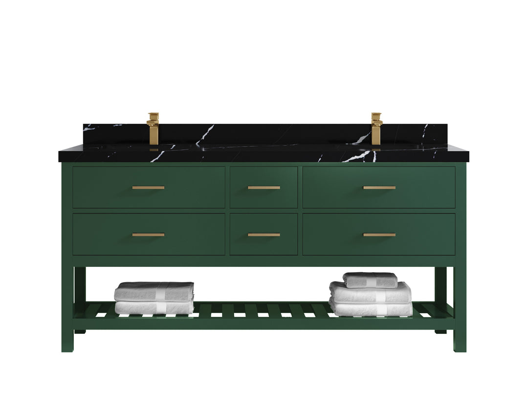 Parker 72 in. W x 22 in. D Double Sink Bathroom Vanity