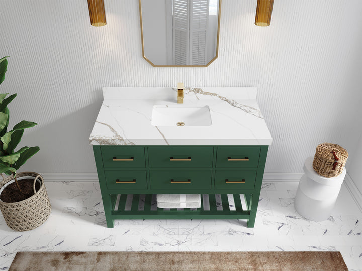 Parker 48 in. W x 22 in. D Single Sink Bathroom Vanity - photo 13