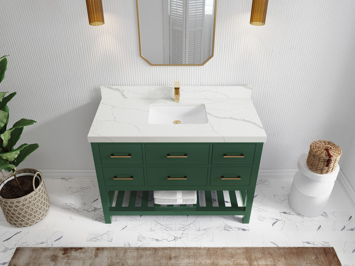 Parker 48 in. W x 22 in. D Single Sink Bathroom Vanity - photo 15