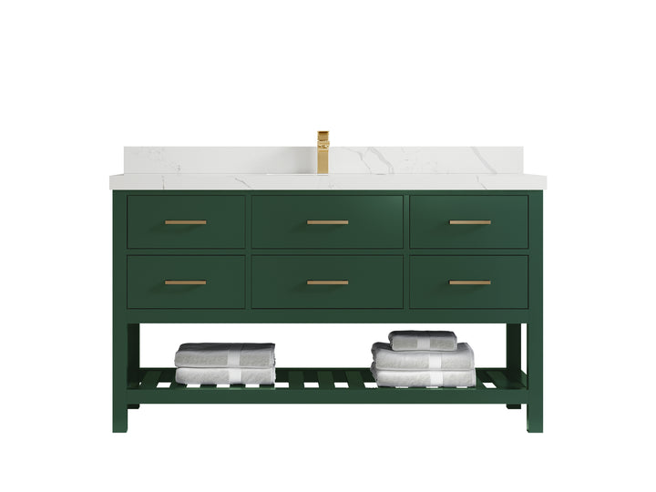 Parker 60 in. W x 22 in. D Single Sink Bathroom Vanity - photo 20