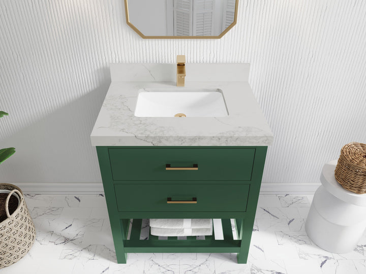 Parker 30 in. W x 22 in. D Single Sink Bathroom Vanity - photo 16