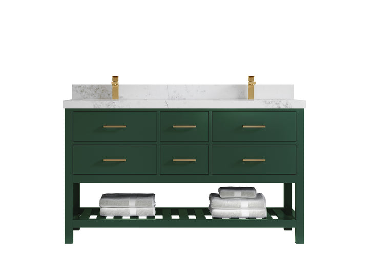 Parker 60 in. W x 22 in. D Double Sink Bathroom Vanity - photo 18