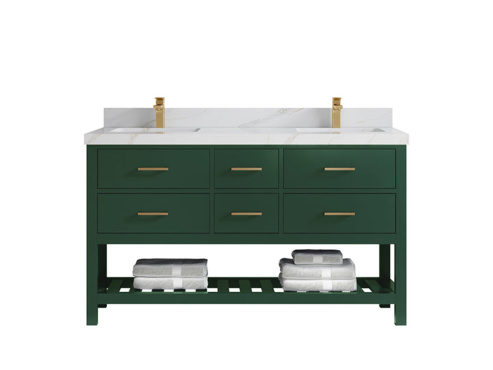 Parker 60 in. W x 22 in. D Double Sink Bathroom Vanity - photo 20