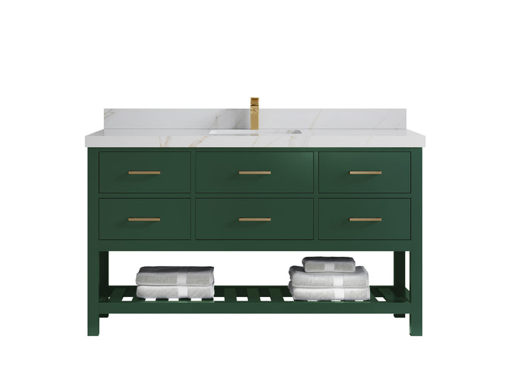 Parker 60 in. W x 22 in. D Single Sink Bathroom Vanity - photo 16