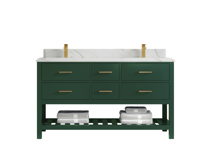 Parker 60 in. W x 22 in. D Double Sink Bathroom Vanity - photo 44