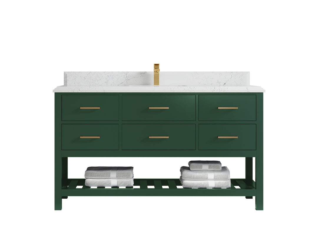 Parker 60 in. W x 22 in. D Single Sink Bathroom Vanity