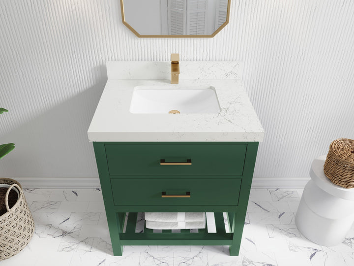 Parker 30 in. W x 22 in. D Single Sink Bathroom Vanity - photo 24