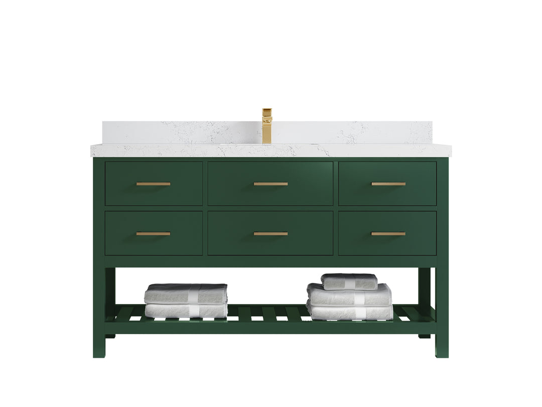 Parker 60 in. W x 22 in. D Single Sink Bathroom Vanity