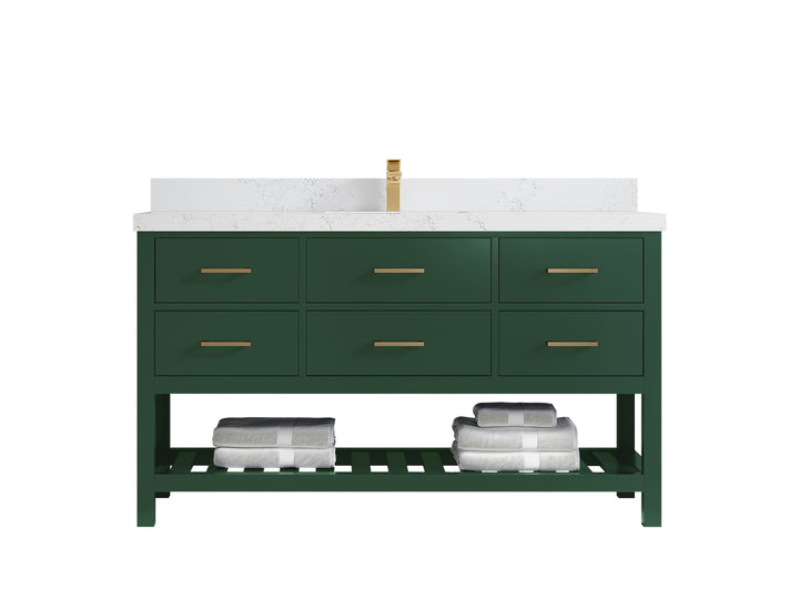 Parker 60 in. W x 22 in. D Single Sink Bathroom Vanity - photo 22