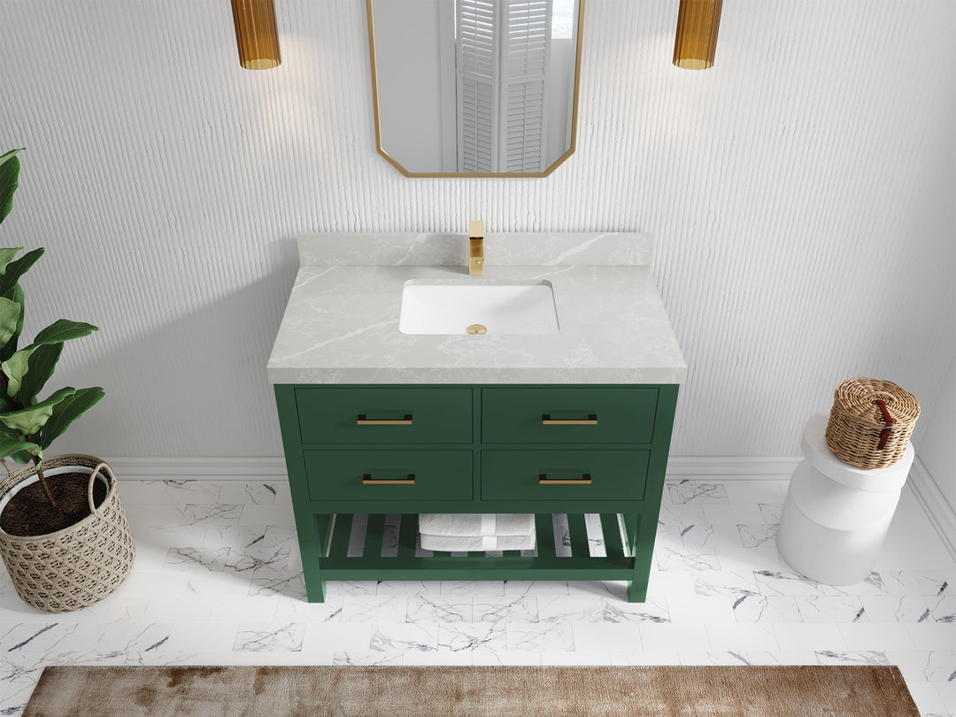Parker 42 in. W x 22 in. D Single Sink Bathroom Vanity