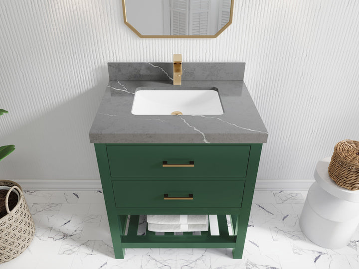 Parker 30 in. W x 22 in. D Single Sink Bathroom Vanity - photo 28