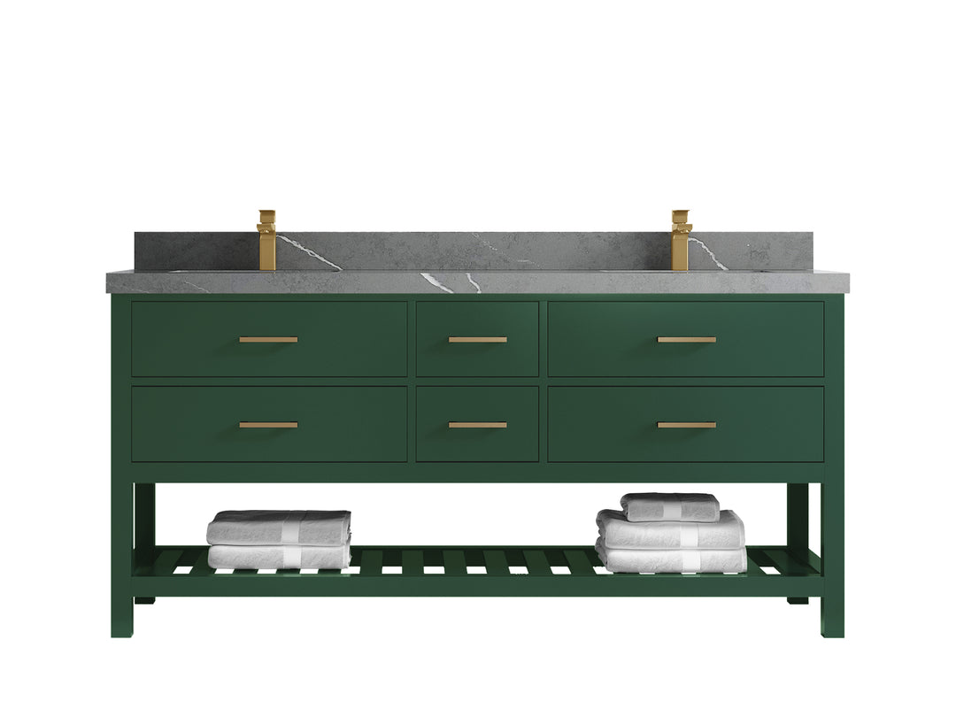 Parker 72 in. W x 22 in. D Double Sink Bathroom Vanity