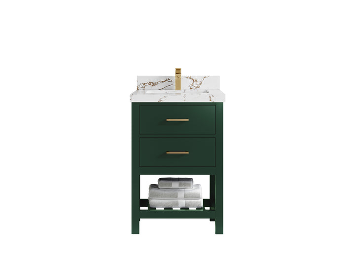 Parker 24 in. W x 22 in. D Single Sink Bathroom Vanity - photo 28