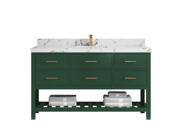 Parker 60 in. W x 22 in. D Single Sink Bathroom Vanity - photo 30