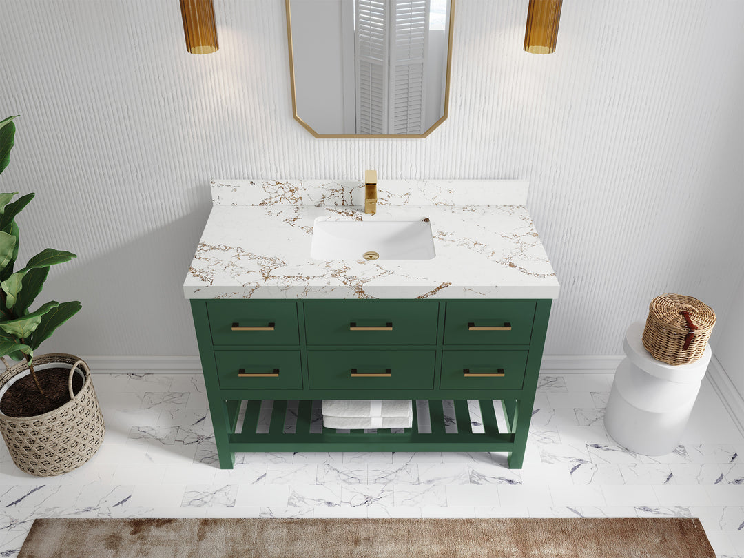Parker 48 in. W x 22 in. D Single Sink Bathroom Vanity