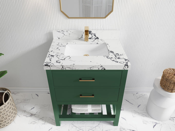 Parker 30 in. W x 22 in. D Single Sink Bathroom Vanity - photo 8