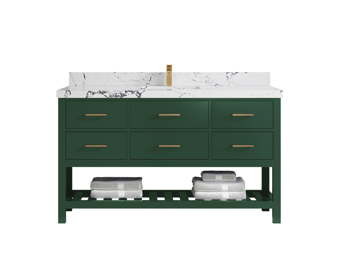 Parker 60 in. W x 22 in. D Single Sink Bathroom Vanity