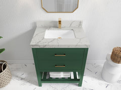 Parker 30 in. W x 22 in. D Single Sink Bathroom Vanity - photo 34
