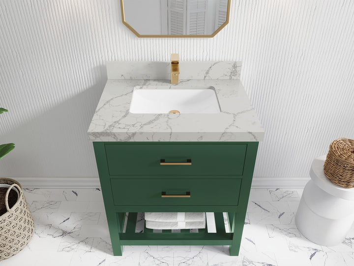Parker 30 in. W x 22 in. D Single Sink Bathroom Vanity - photo 34